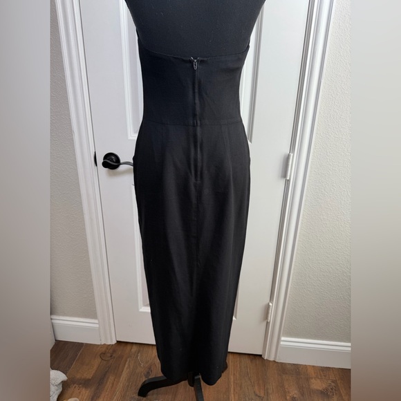 Donna Ricco Classic Black Midi Dress - Picture 4 of 8